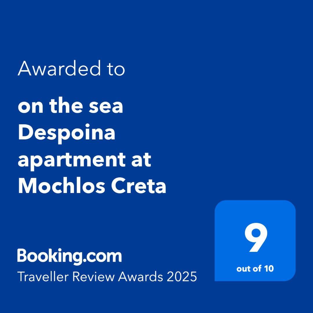 On The Sea Despoina Apartment At Mochlos Creta المظهر الخارجي الصورة